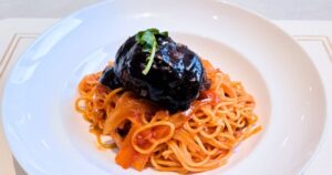 ハンバーグパスタ