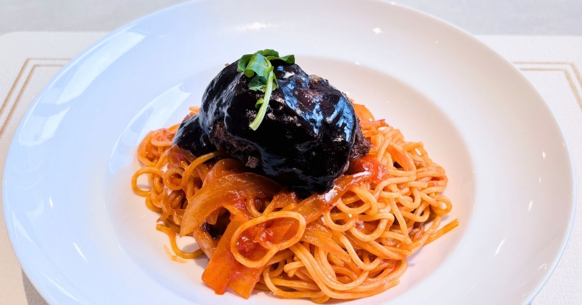 ハンバーグパスタ